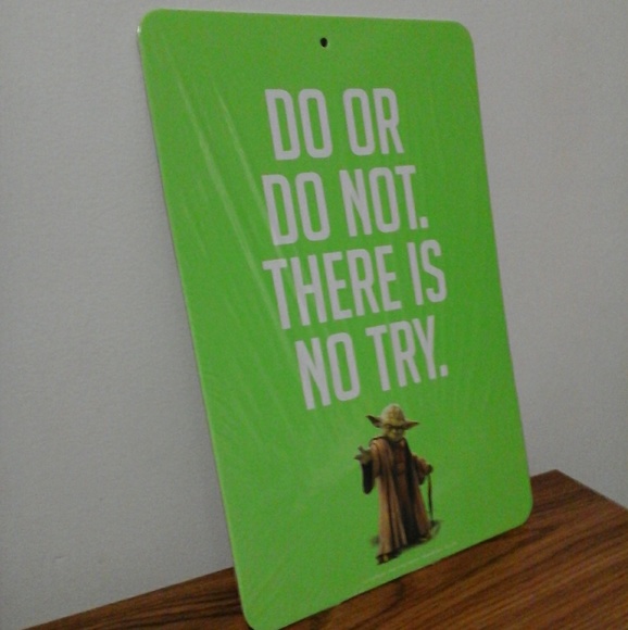 Unknown Wall Decor Star Wars Wall Sign Yoda Poshmark